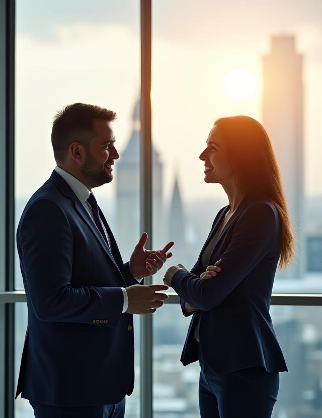 Dawnspire Consulting shared leadership vision in a professional UK setting